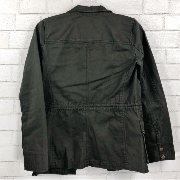 J Crew Boyfriend Field Jacket Moss Green Sz XXS - Picture 3 of 7